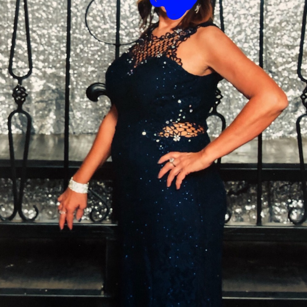 Long Navy Formal